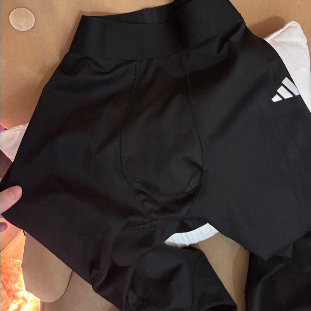 Adidas Mens Black Compression Leggings